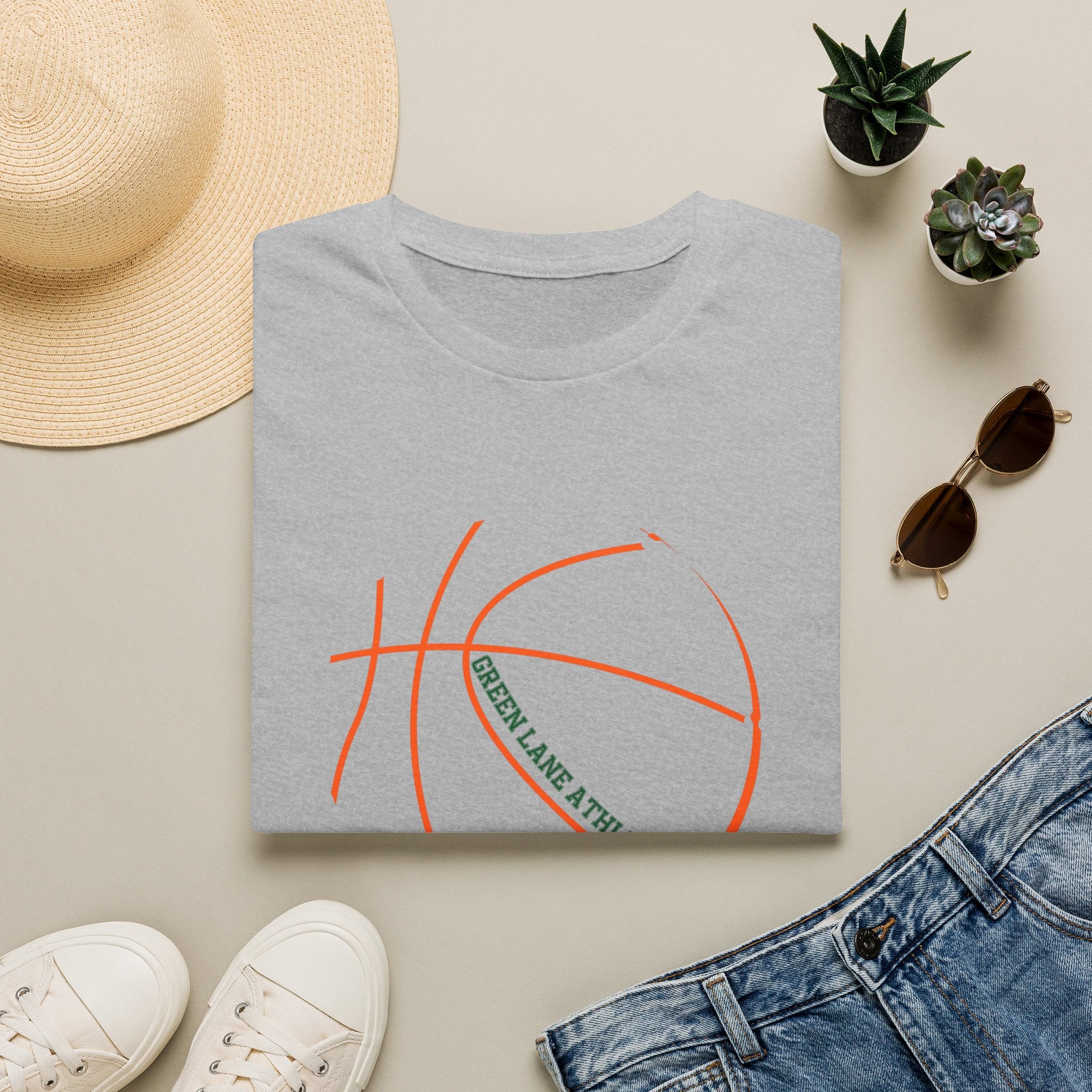 Green Lane Basketball Adult T-Shirt $25