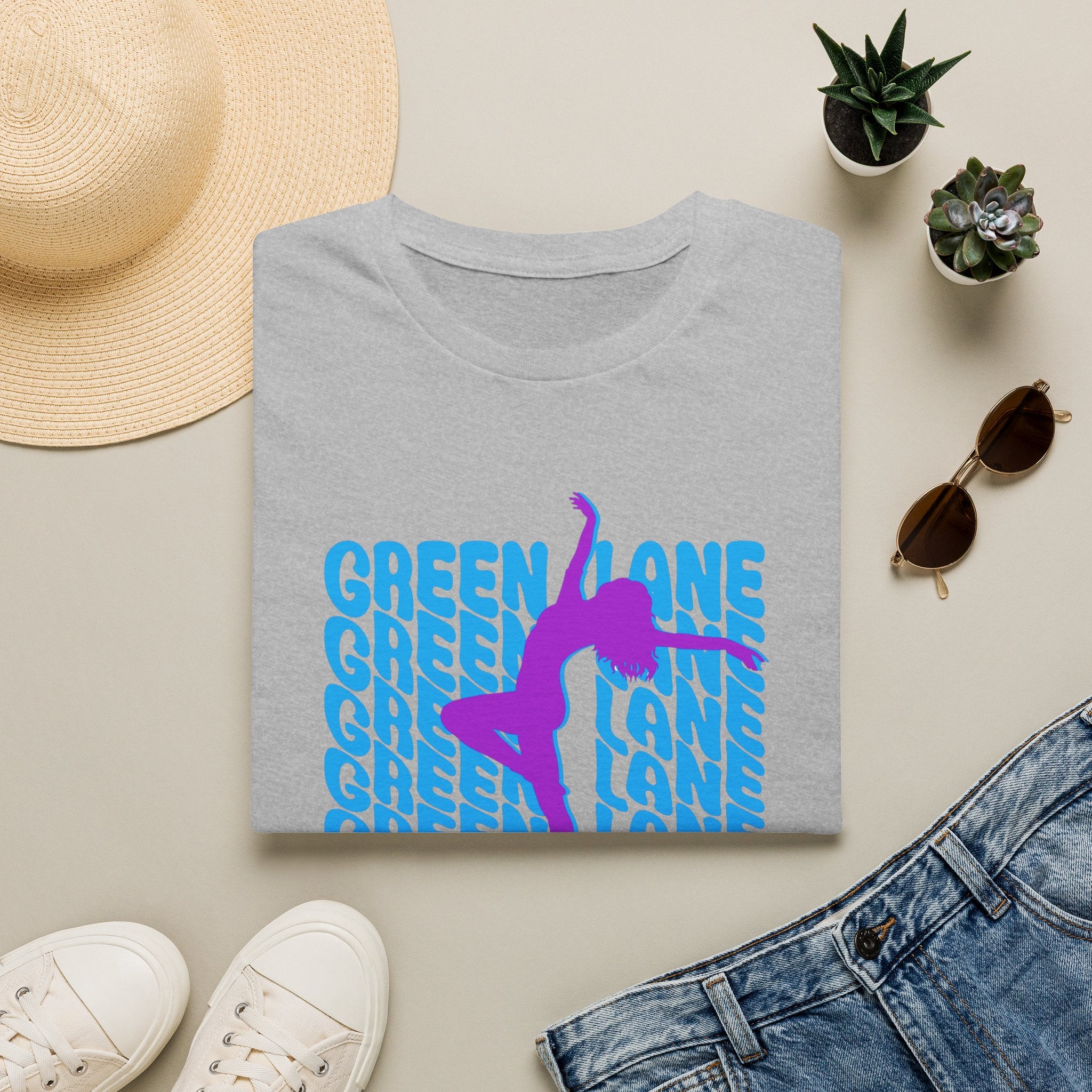 Green Lane Dance Silhouette T-Shirt $19.50