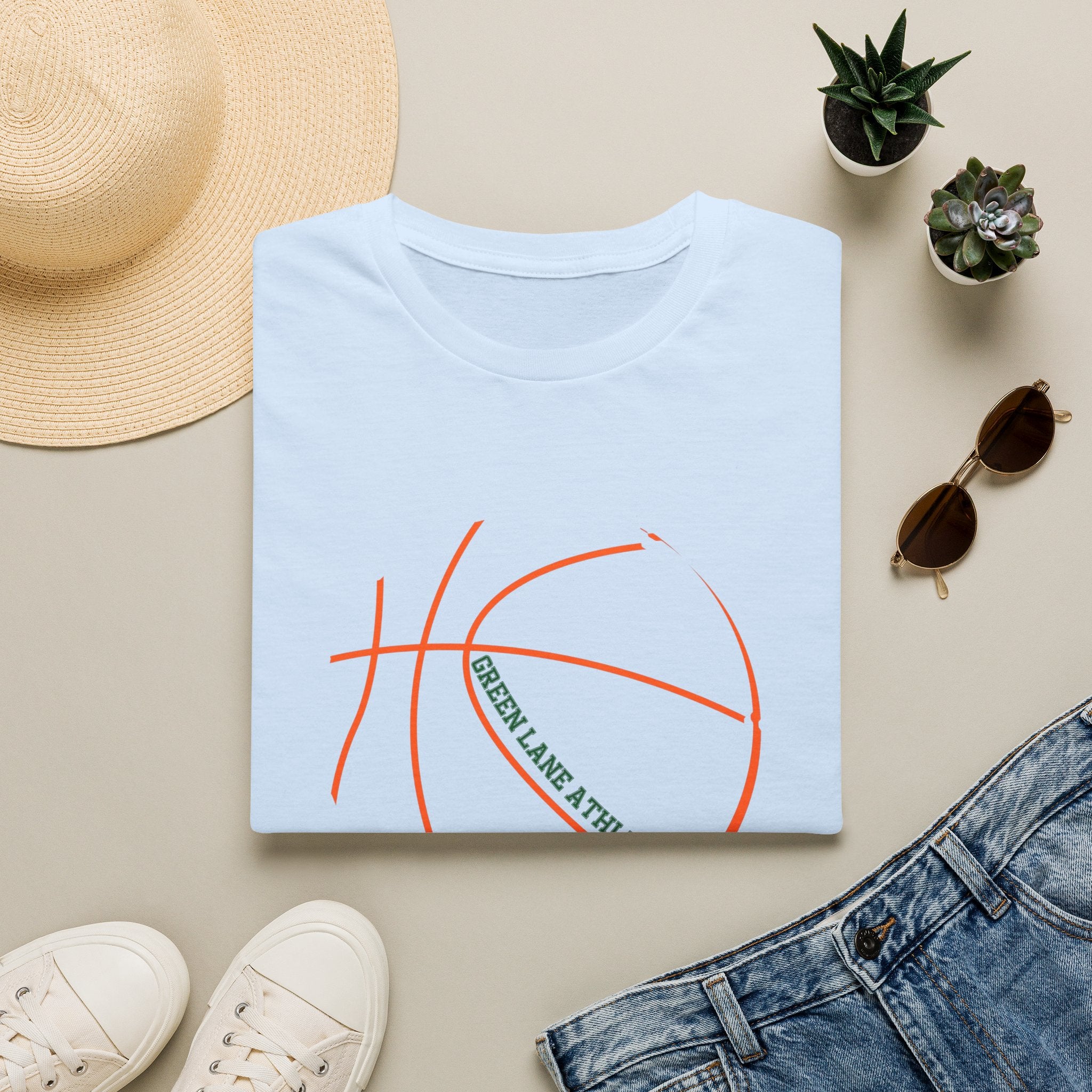 Green Lane Basketball Adult T-Shirt $25