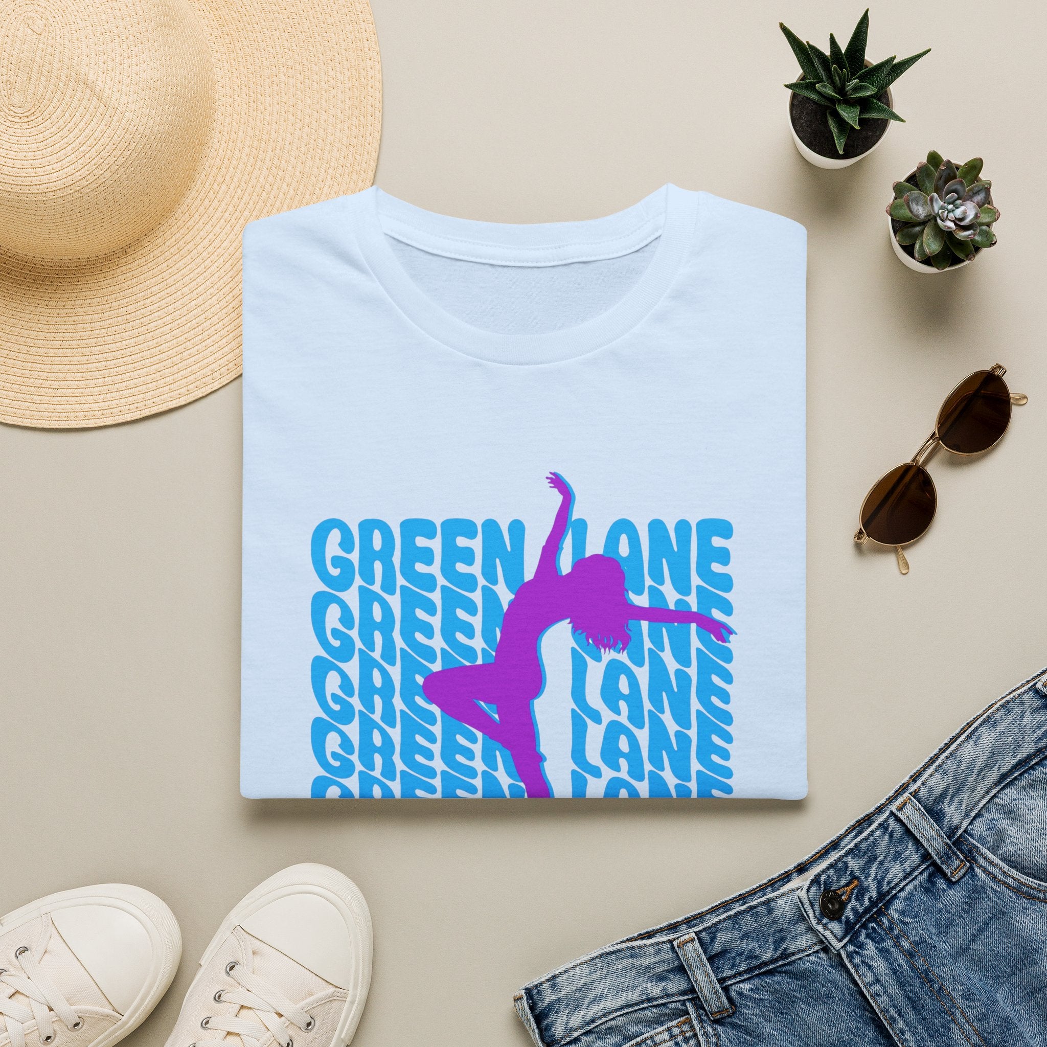 Green Lane Dance Silhouette T-Shirt $19.50