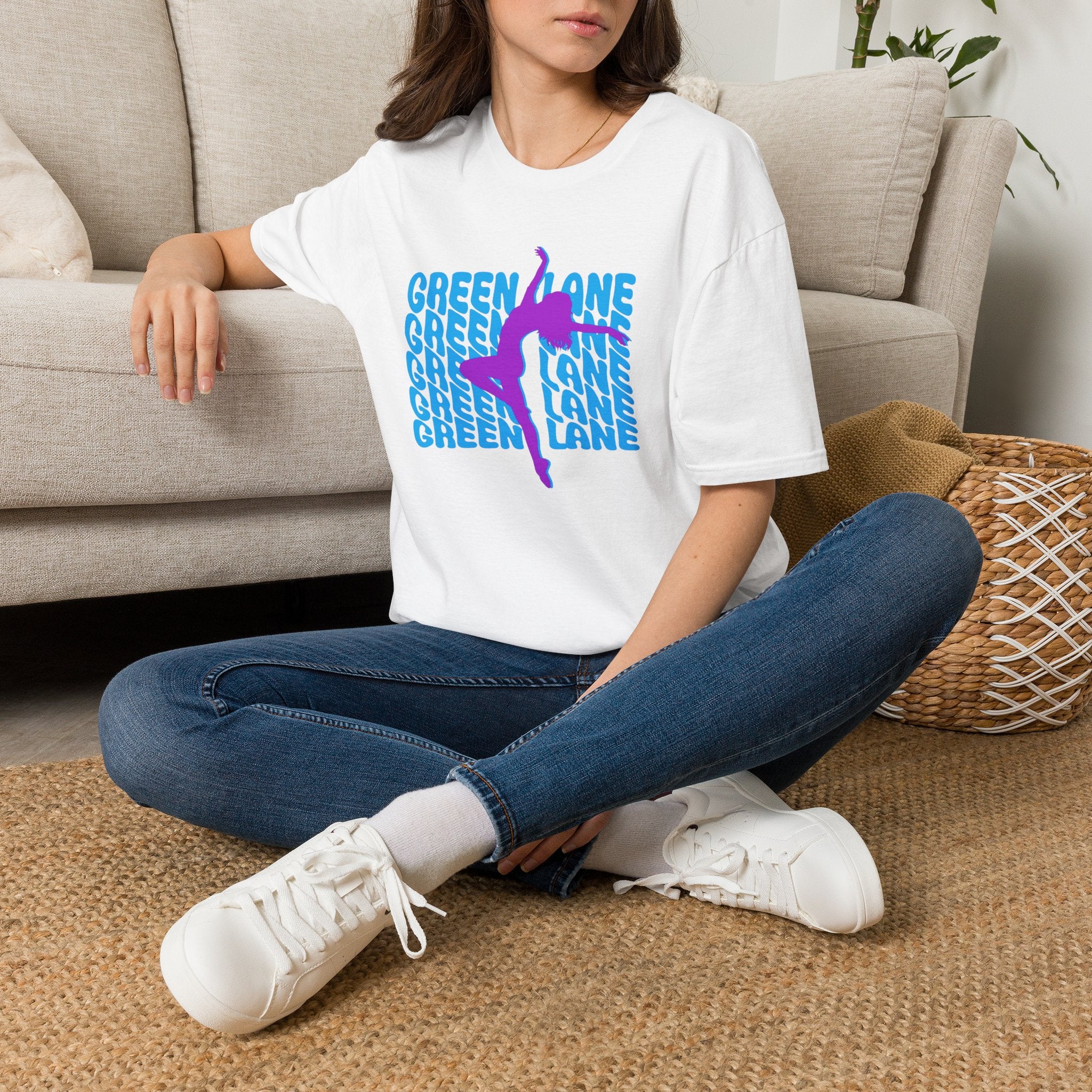 Green Lane Dance Silhouette T-Shirt $19.50